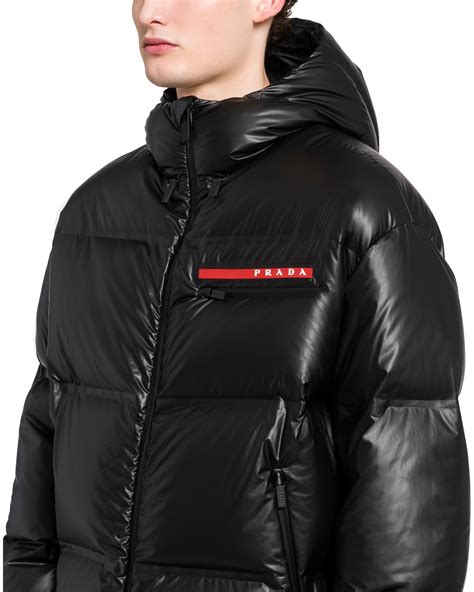 prada down puffer jacket|prada puffer jacket men.